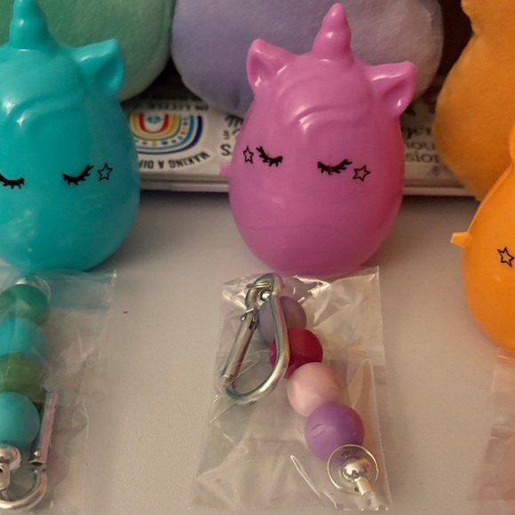 Colorful Plush Bunny and Unicorn Egg - Picture 3 of 4